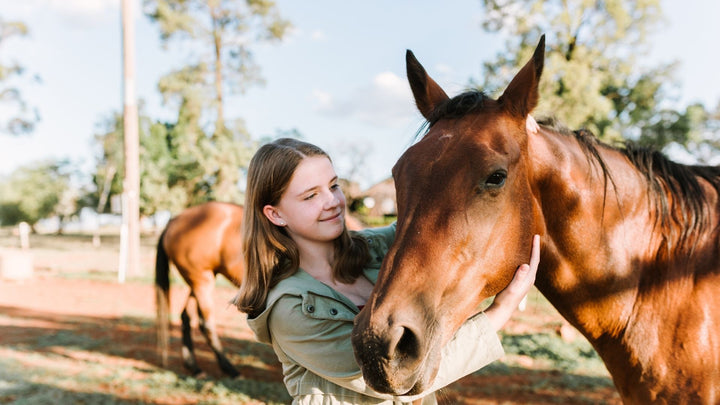 Eva Lordan with her horse | John Lordan Saddles Dubbo Saddles