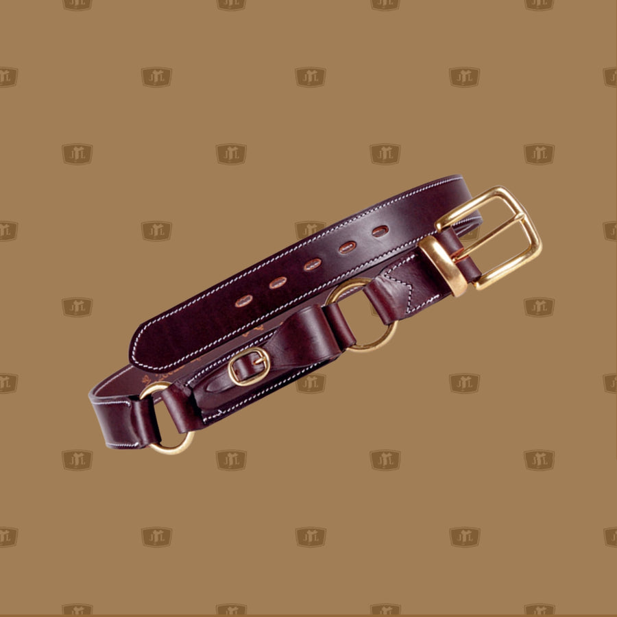 Quality Australian made leather hobble belt with pouch Made in Dubbo