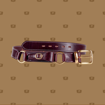 Quality Australian made leather hobble belt with pouch