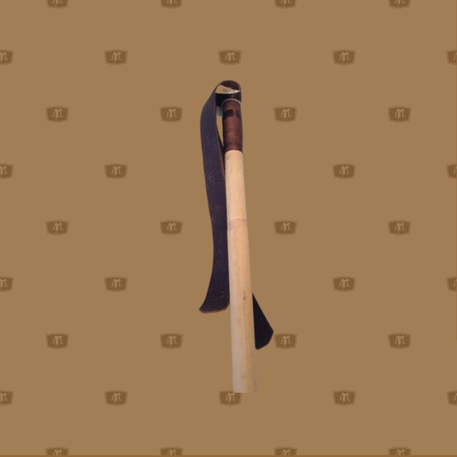 Australian Hand made Cane cattle drafter with kangaroo hide plaited handgrip for horses
