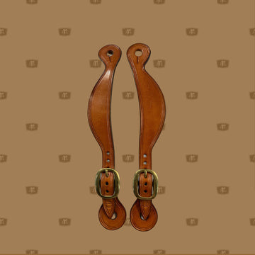 Leather spur straps