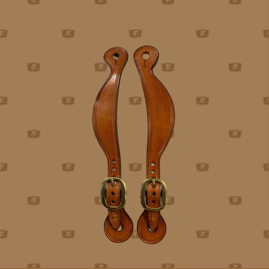 Leather spur straps