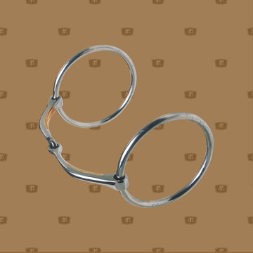 Superfine Ring Snaffle Bit copper inlay available in Australia