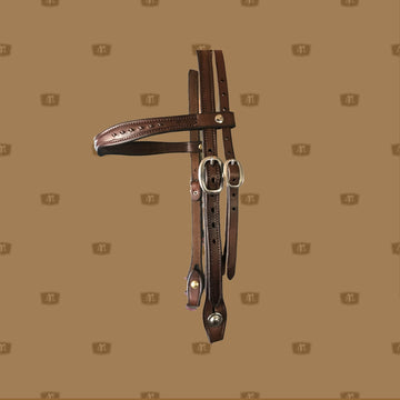 Western Split Head Bridle - Laced