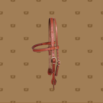 Western Split Head Bridle - Stitched