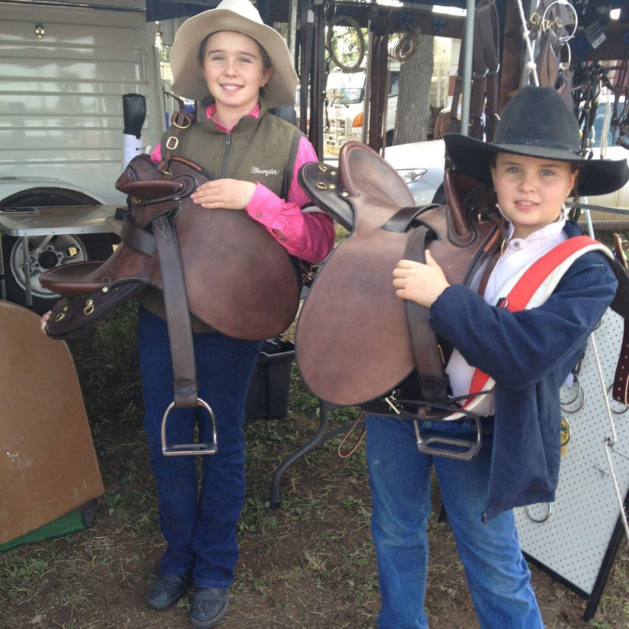 Australian made saddle for children | John Lordan Saddle for kids